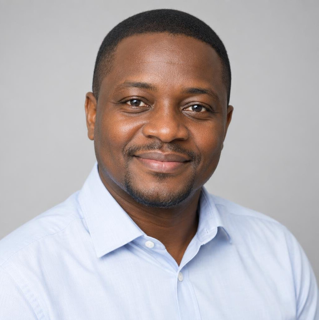 Portrait of a man in a light shirt